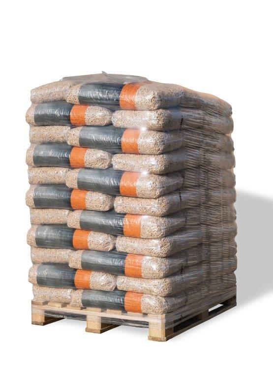 Holzpellets eine Palette 15 kg 2024 x 66 Beutel